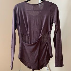 Free People top with open waist at the back xs